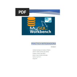 Manual de MySQL Workbench